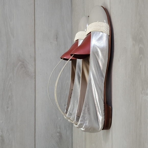 AGL Attilio Guisti Leombruni Womens Luxury Loafer Flats shoes sz 37.5 US 7 5 - Picture 3 of 14